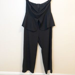 Fashion to Figure: Peplum Wide Leg Jumpsuit